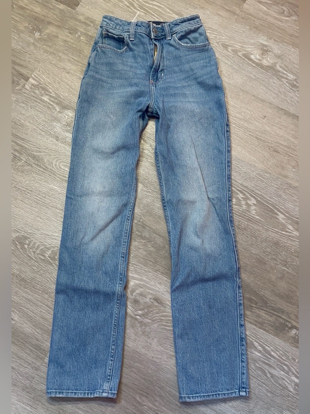Hollister Straight Leg Jeans - Blue Wash